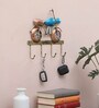 Metal Multicolour Bike Key Holder