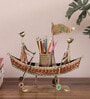 Hand Painted
Boat Multicolour Metal 
Pen Stand
