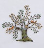 Dratal Metal Multicolour Hand Painted Tree Wall Art