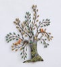 Dratal Metal Multicolour Hand Painted Tree Wall Art