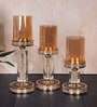 Metal Opulent Glow French Gold Candle Stand