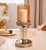 Metal Opulent Glow French Gold Candle Stand