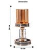 Metal Opulent Glow French Gold Candle Stand
