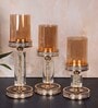 Metal Opulent Glow French Gold Candle Stand