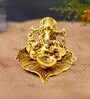 Metal Leaf Ganesha Diya