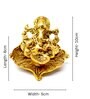 Metal Leaf Ganesha Diya