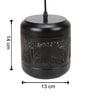 Metal Pendant Hanging Light with Tree Cutout Design