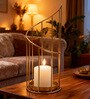 Metal Pillar Candle Holders with 3inch Pillar Candle