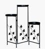 (1Pc) Black Metal Plant Stand