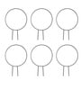 (Pack Of 6)Decorative Metal Plant Stand