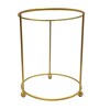 Metal Planter with Metal Stand Red & Golden