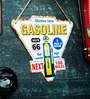 Gasoline route66 Metal Plate