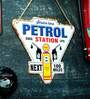 Petrol Station Metal Plate