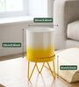 Yellow Metal Premium Lucas Plant Pot