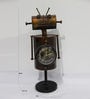 Retro Phone Multicolour Metal Table Clock