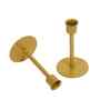Metal Round Base Candle Stand Set of 2