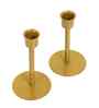 Metal Round Base Candle Stand Set of 2