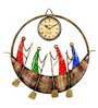 Metal Round Ship Antique Traditional Wall Clock