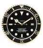 Metal Royal Submarine Wall Clock In Golden
