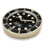 Metal Royal Submarine Wall Clock In Golden