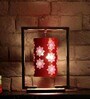 Metal Shade Table Lamp With Black Base