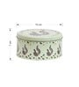 Metal Storage Box with Lid | Airtight| Circular
