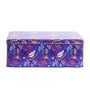Metal Storage Box with Lid | Airtight| Suitable for Gifting | Square (Blue)