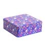 Metal Storage Box with Lid | Airtight| Suitable for Gifting | Square (Blue)