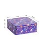 Metal Storage Box with Lid | Airtight| Suitable for Gifting | Square (Blue)