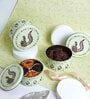 Metal Storage Box with Lid | Airtight| Circular