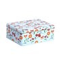 Metal Storage Box with Lid | Airtight| Rectangular (Light Blue)
