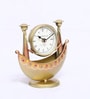 Metal Table Clock Desk Kerala Boat Design Showpiece