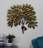 Metal Tree Man Wall Art In Golden