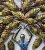 Metal Tree Man Wall Art In Golden