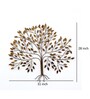 Metal Tree of Life Wall Art in Brass Antique colour