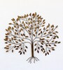 Metal Tree of Life Wall Art in Brass Antique colour