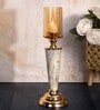 Metal Urban Candle Holders Golden Candle Stand