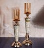 Metal Urban Candle Holders Golden Candle Stand