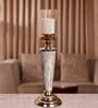 Metal Urban Candle Holders Golden Candle Stand