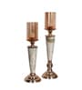 Metal Urban Candle Holders Golden Candle Stand