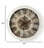 White Metal Vintage Wall Clock