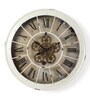 White Metal Vintage Wall Clock