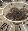 White Metal Vintage Wall Clock