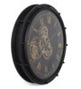 Metal Vintage Rustic Sweep Mechanism Wall Clock