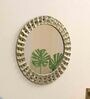 Gold Metal Oriental Decorative Mirror