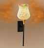 Metal Wall Sconce with Handmade Mosaic Glass   Ideal Home Lighting for Dining Room, Living Room & Bedroom