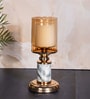 Metal Whimsical Light French Gold Candle Stand