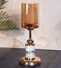 Metal Whimsical Light French Gold Candle Stand