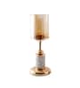 Metal Whimsical Light French Gold Candle Stand