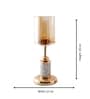 Metal Whimsical Light French Gold Candle Stand